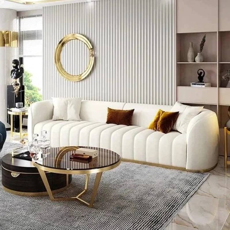 Luxury 5 Seater Leather Sofa