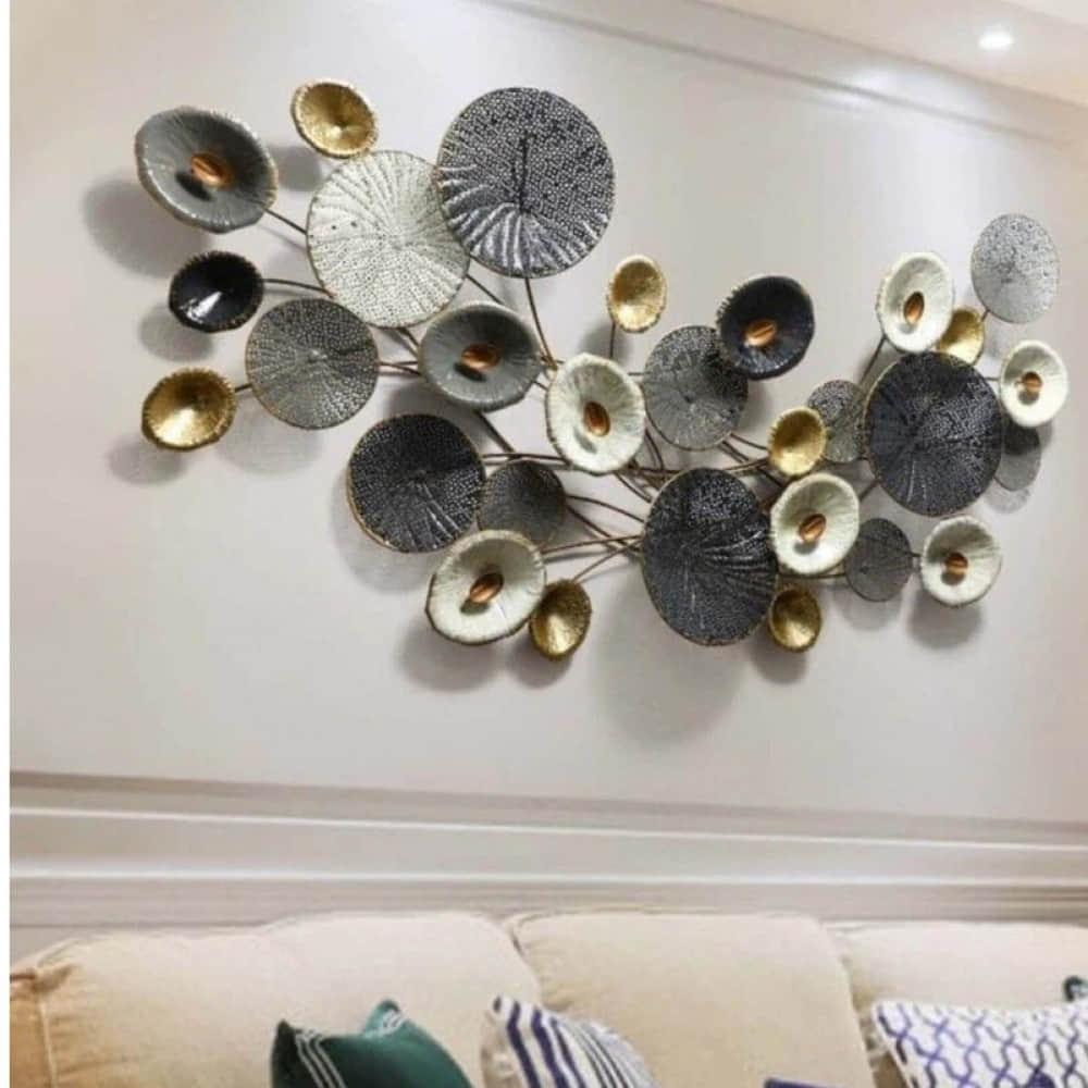 Iron Abstract Wall Art in Multicolor - photo