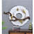 Wrought Iron Bird On Branch Wall Art In White - photo