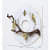 Wrought Iron Bird On Branch Wall Art In White - right_view