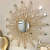 Sunburst Mirror In Golden Finish - photo