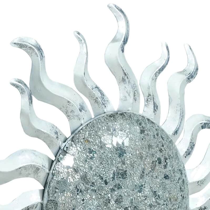 Iron 7 Running Horse Wall Art In White Colour - top_view