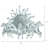 Iron 7 Running Horse Wall Art In White Colour - rear_view