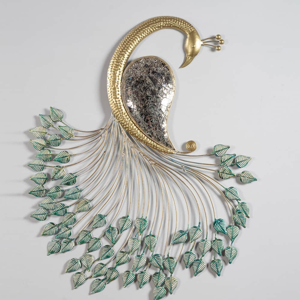 Peacock Wall Decorative Hanging & Mounted Art - photo