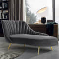Paddington Modern Chaise Longue Chesterfield Sofa - photo