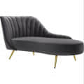 Paddington Modern Chaise Longue Chesterfield Sofa - top_view
