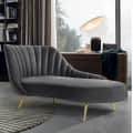 Paddington Modern Chaise Longue Chesterfield Sofa - rear_view