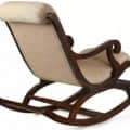 Nashville Wooden & Foam Rocking Chair - top_view
