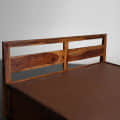 Premium Sheesham Wood King Size Bed with Box Storage - top_view