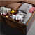 Premium Sheesham Wood King Size Bed with Box Storage - left_view