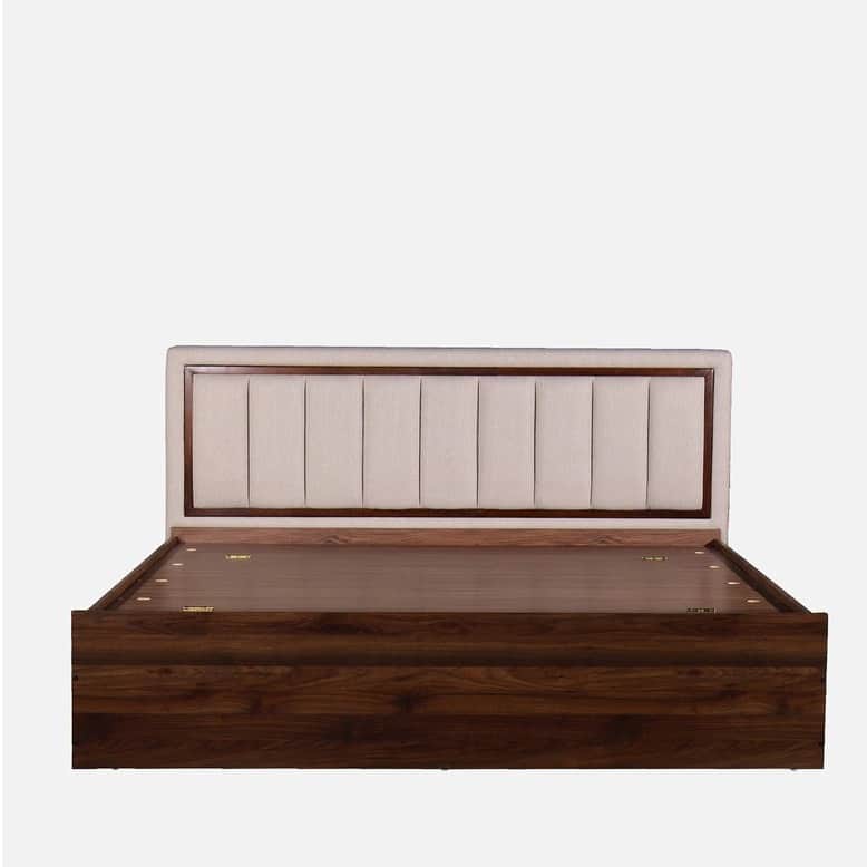 Aberdeen Queen Size Bed In Columbia With Box Storage - front_view