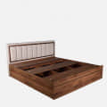 Aberdeen Queen Size Bed In Columbia With Box Storage - left_view