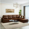 Eclairs L shape Leatherette 6 Seater Sofa with Storage - photo