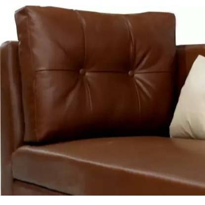 Eclairs L shape Leatherette 6 Seater Sofa with Storage