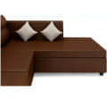 Eclairs L shape Leatherette 6 Seater Sofa with Storage - left_view