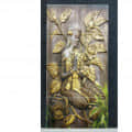 Embossed Welcome Lady Tile - front_view
