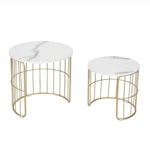 Golden Coffe Table Set of Two