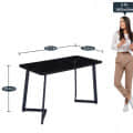 Cemembert Yoho Café Table With 4 Chairs - front_view