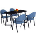 Cemembert Yoho Café Table With 4 Chairs - left_view