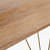 Apex Café Table In Natural Finish With Metal Legs - rear_view