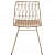 Net Metallic Café Chair - rear_view