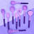 Tennessee 9 Piece Cooking Utensil Set With Holder - top_view