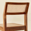 Cane Connection Georgia Set of 2 Solid Wood Café Chairs - front_view