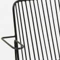 Thornley Metallic Café Chair In Black (Set Of 4) - top_view