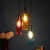 Brighton Multi Color Glass Bottle Hanging Light - 3LP - top_view