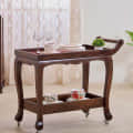 Dredson Solid Wood Bar Trolley - photo