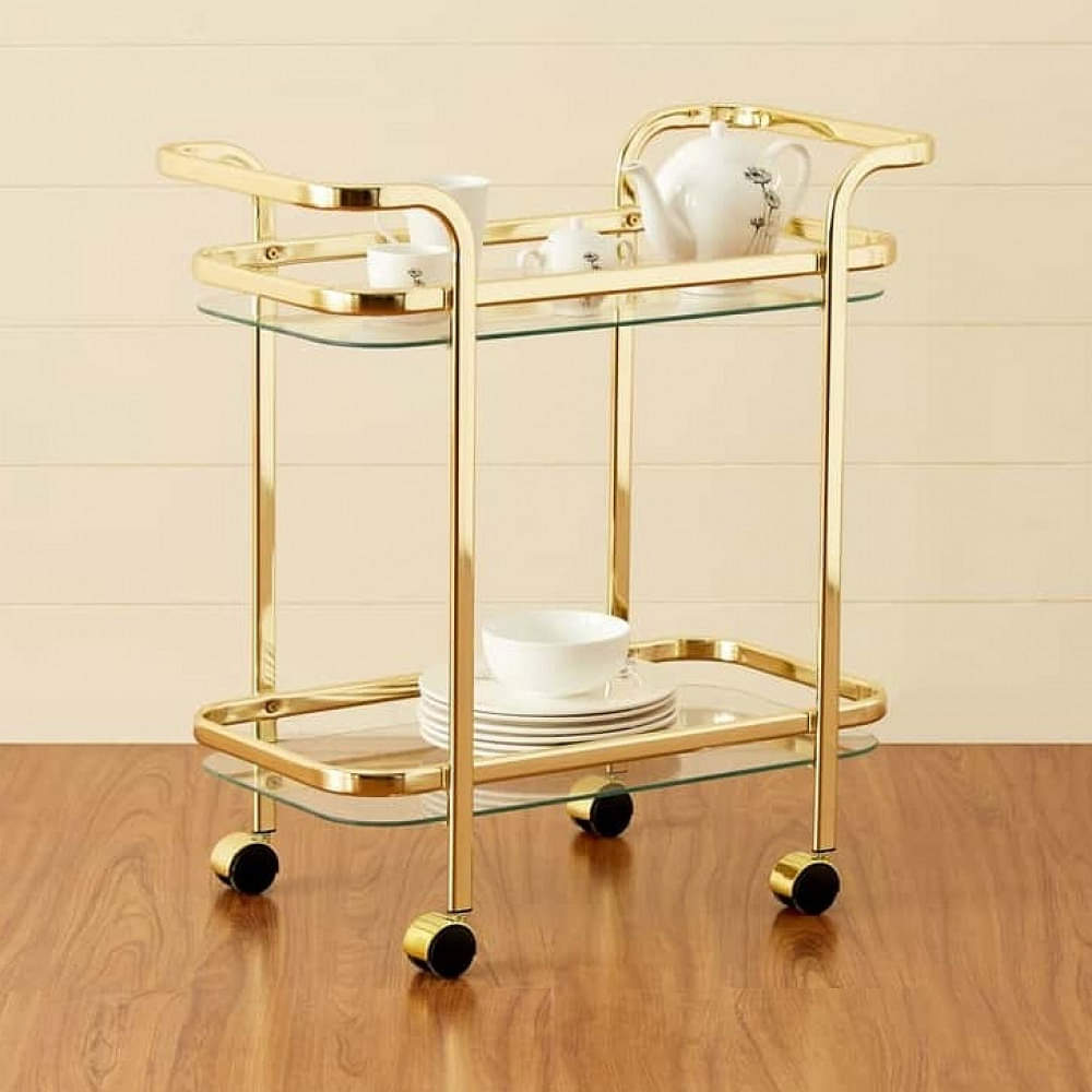Colorado Café Serving Trolley - Gold Color - photo