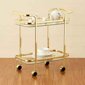 Colorado Café Serving Trolley - Gold Color - photo