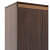 Orlando Wardrobe in Choco Walnut Finish - rear_view