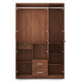 Raleigh Antique Wardrobe With Mirror - rear_view