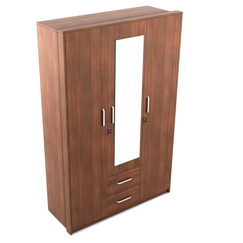 Raleigh Antique Wardrobe With Mirror - right_view