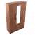 Raleigh Antique Wardrobe With Mirror - right_view