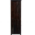 Sheesham Wood 2 Door Wardrobe In Warm Chestnut Finish - bottom_view