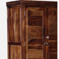 Sheesham Wood 2 Door Wardrobe In Provincial Teak Finish - right_view