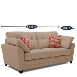 Wooden 6 seater Fabric Sofa Set (3+2+1)