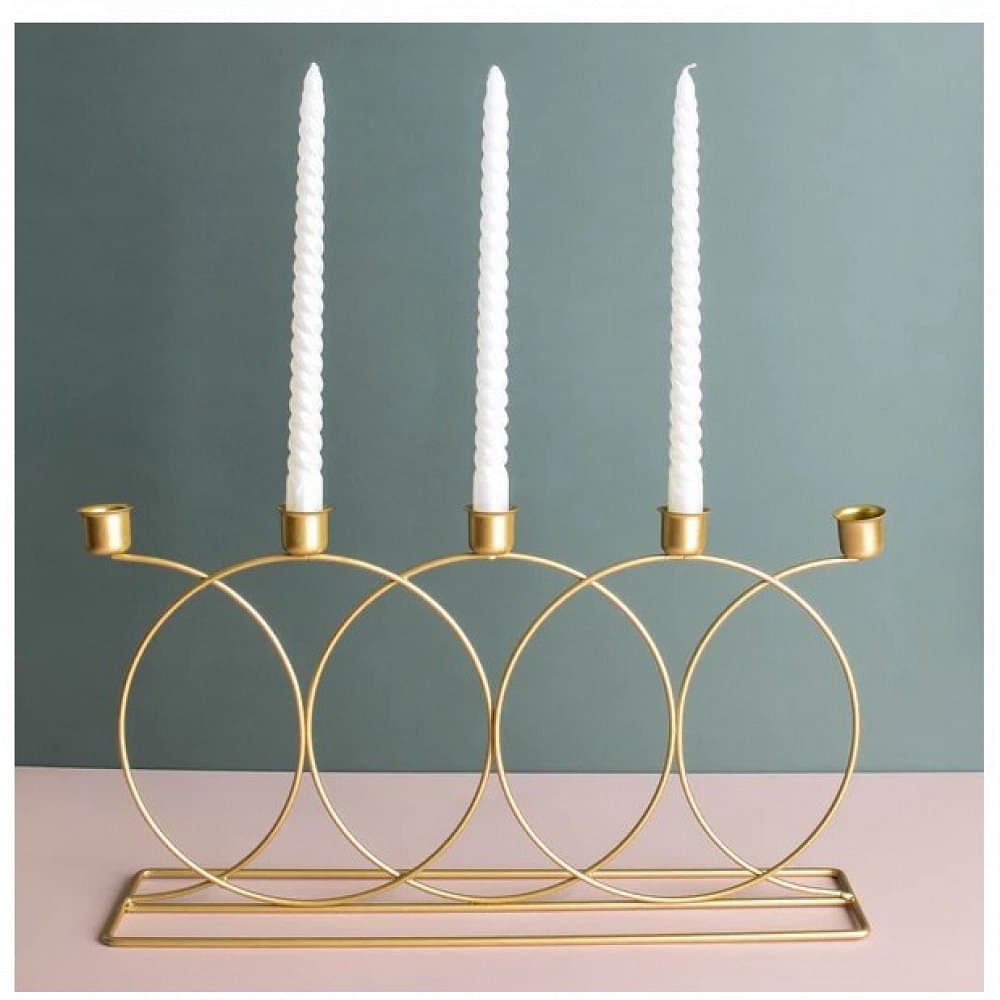 Pecos Round Modern Candle Stand - photo