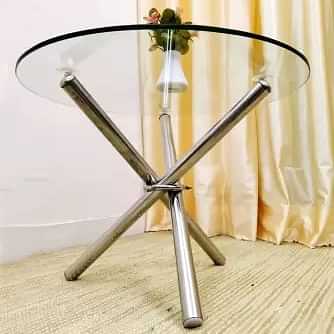 Ivana Glass Round Table - photo