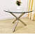 Ivana Glass Round Table - top_view
