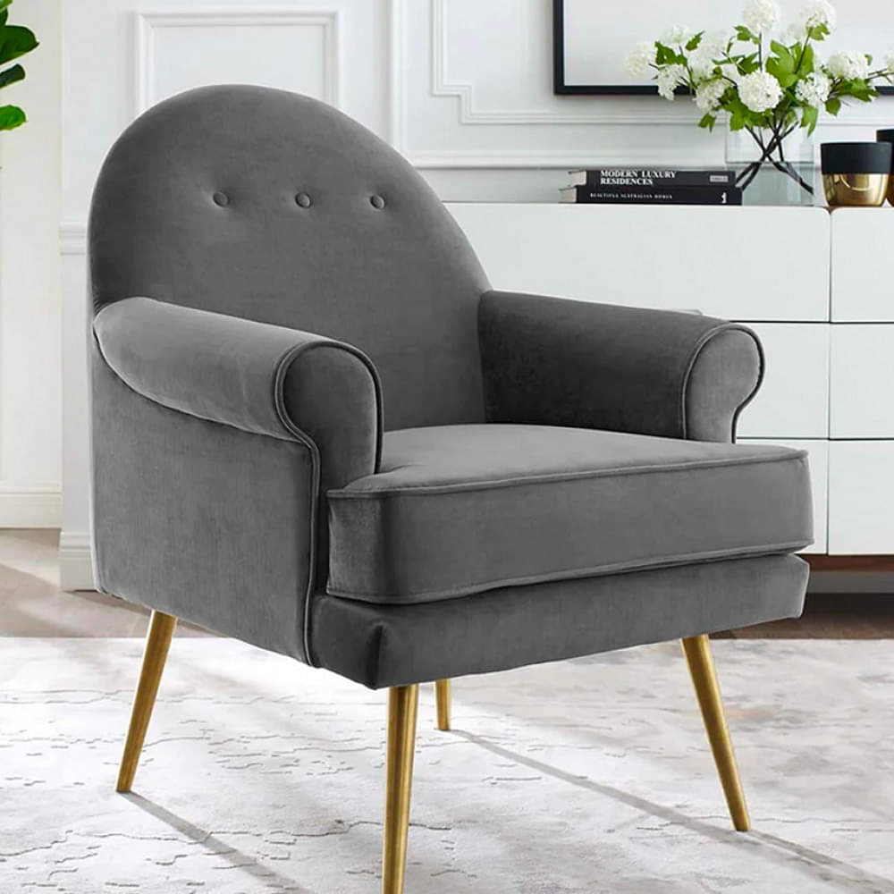 Swanson Accent Chair Color in Grey - photo