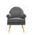 Swanson Accent Chair Color in Grey - front_view