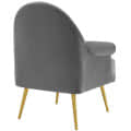 Swanson Accent Chair Color in Grey - rear_view