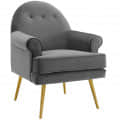 Swanson Accent Chair Color in Grey - left_view