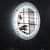 Sconces LED Light Wall Mirror (24x24). - front_view