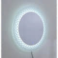 Sconces LED Light Wall Mirror (24x24). - rear_view