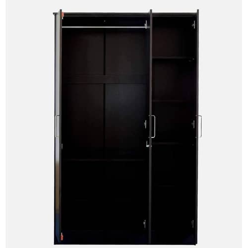 Derby 3 Door Wardrobe In Wenge Finish