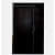Derby 3 Door Wardrobe In Wenge Finish - front_view